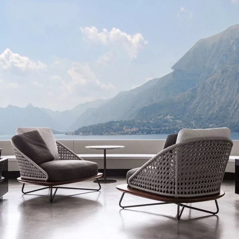 Ngoại thất sân vườn phong cách châu âu ghế sofa ngoài trời bền đẹp, thân thiệ BGSV_527