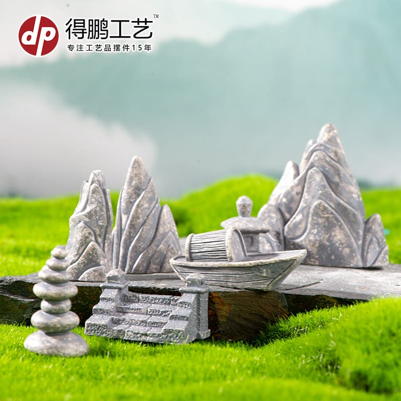 Micro cảnh quan trang trí sân vườn đồ trang trí ngoài trời bền đẹp, thân thiệ nan