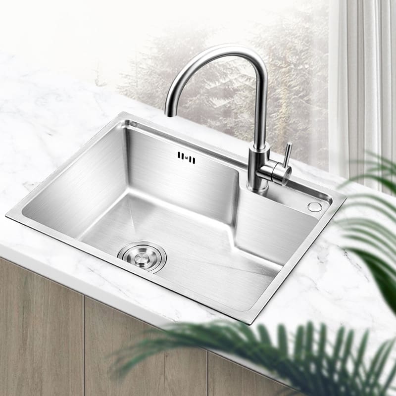 Bán buôn bồn rửa chén sus304 tròn inox đơn xe cao cấp, tiện lợi cho nhà hàng  CR-93
