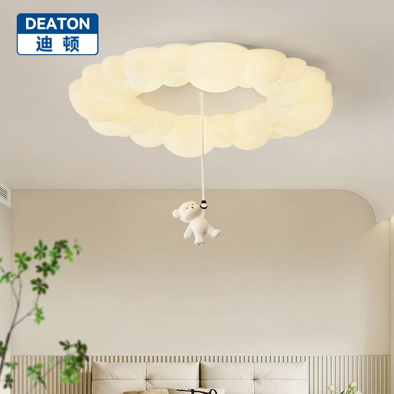 Kem phong cách gấu phòng ngủ trẻ em đèn trần quang phổ đầy - DTN-739