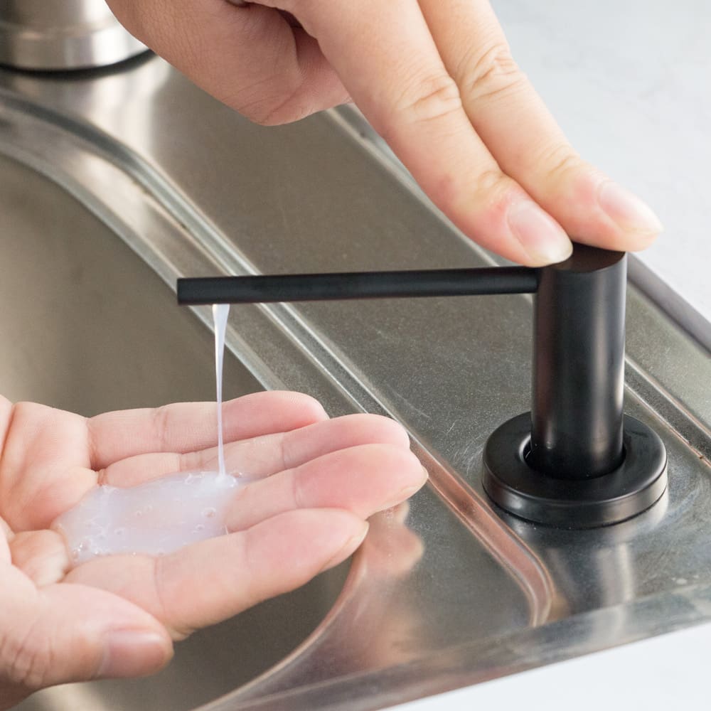 Sản xuất hộp đựng xà phòng rửa chén bằng thép chất lượng cho khách sạn MRT-459