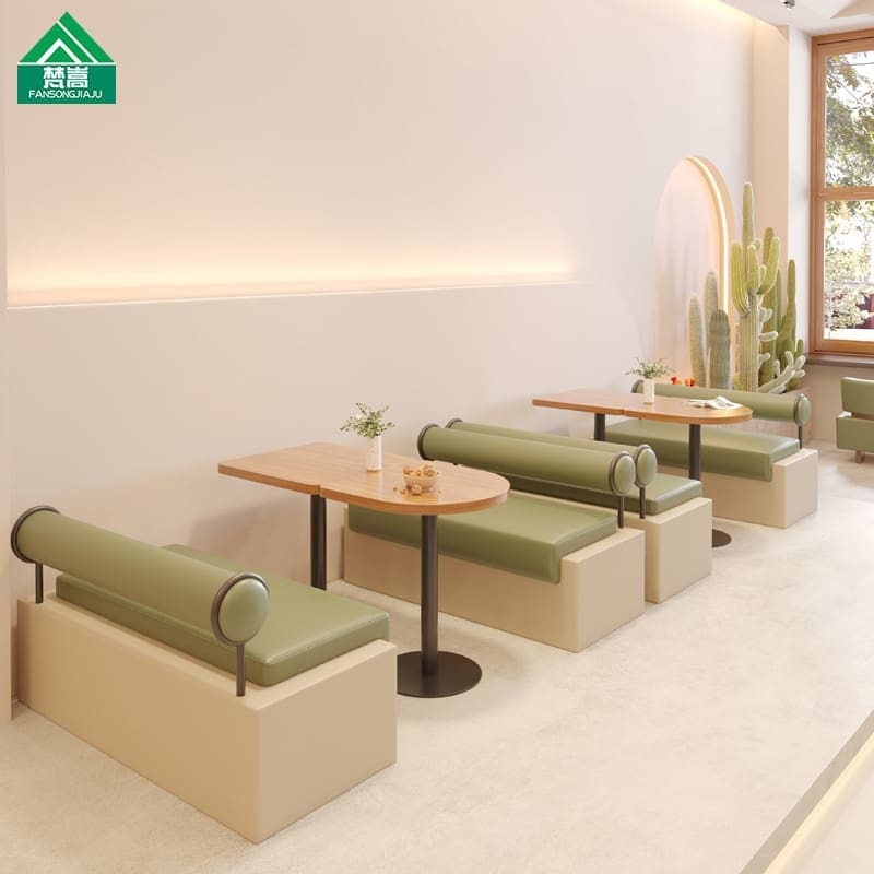 Bàn ghế Internet quán trà sữa quán cà phê ghế sofa cửa hàng - BGCF-1309
