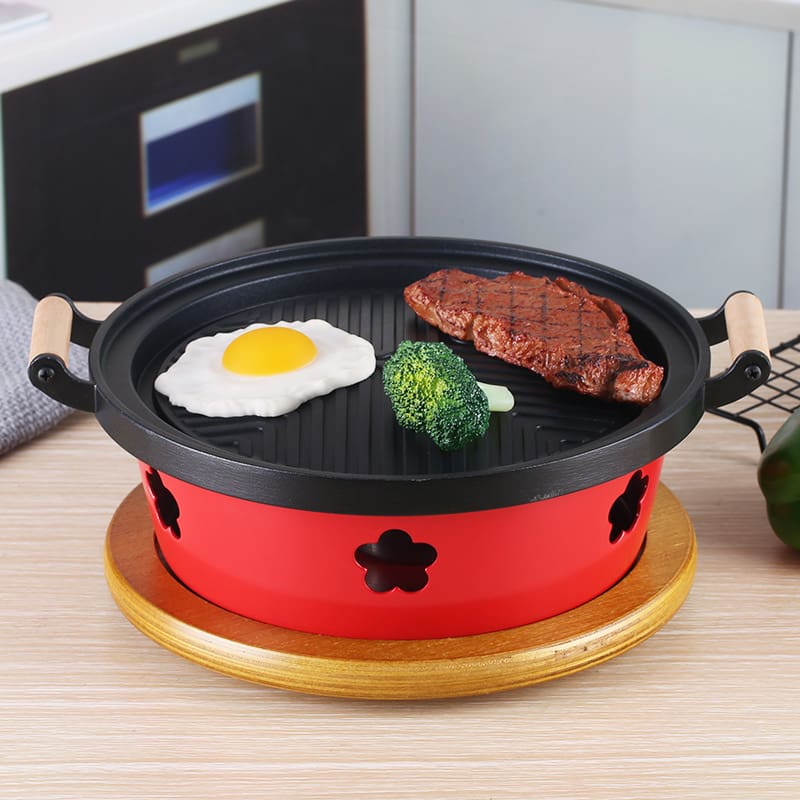 Thương mại hàn quốc bếp cồn nướng thịt nướng đĩa cao cấp, tiện lợi cho nhà hà BN-765