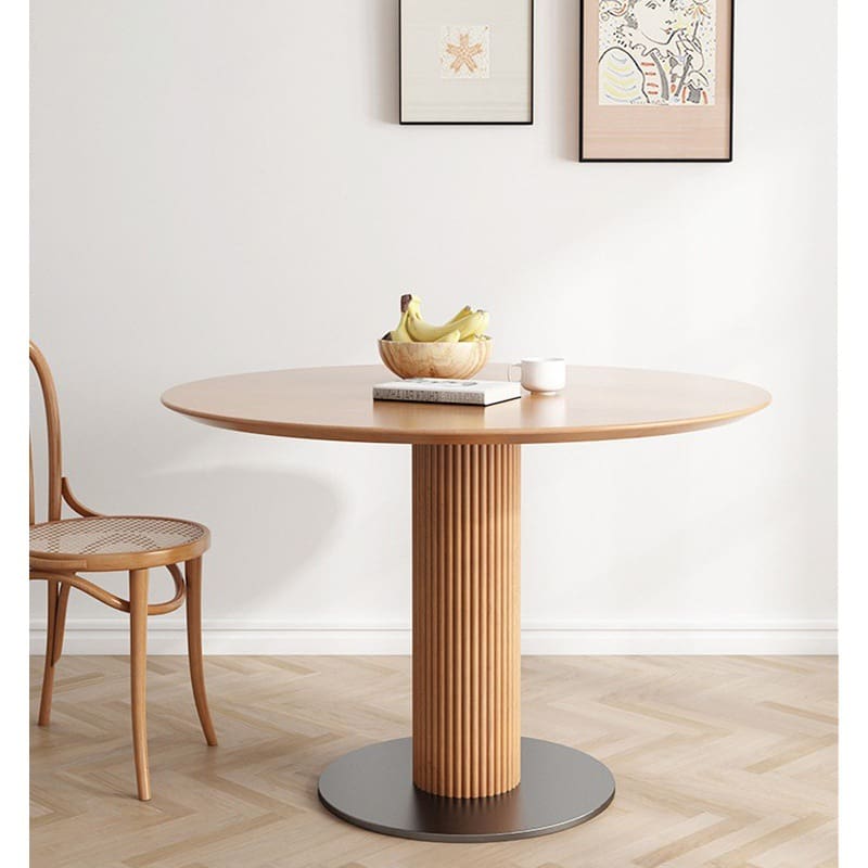 Bàn ghế Italy Gỗ Chắc Chắn Bàn Tròn Nhà gia đình Nhỏ Gỗ Tần - BGCF-562