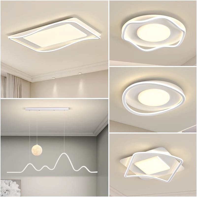 Đèn phòng khách quang phổ đầy đủ hiện đại đơn giản bảo vệ - DTN-963