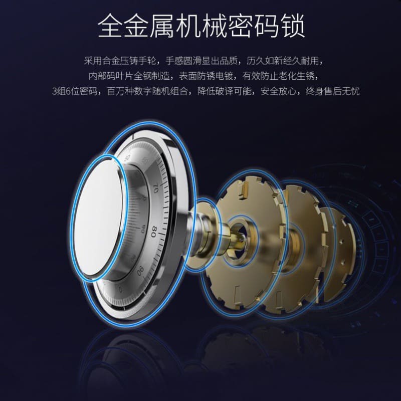Khóa cơ an toàn//khóa kết hợp bàn xoay thủ công chất lượng cho khách sạn KS-452