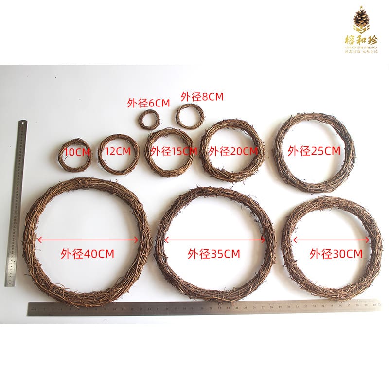 Handmade diy vòng hoa mây vòng đất nho nho nho ngoài trời bền đẹp, thân thiện nan