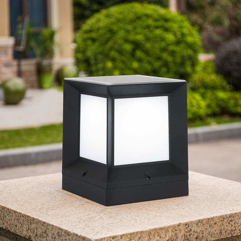 Đèn trụ sân vườn năng lượng mặt trời của nhà sản xuất, đèn sân vườn n - DNT-1615