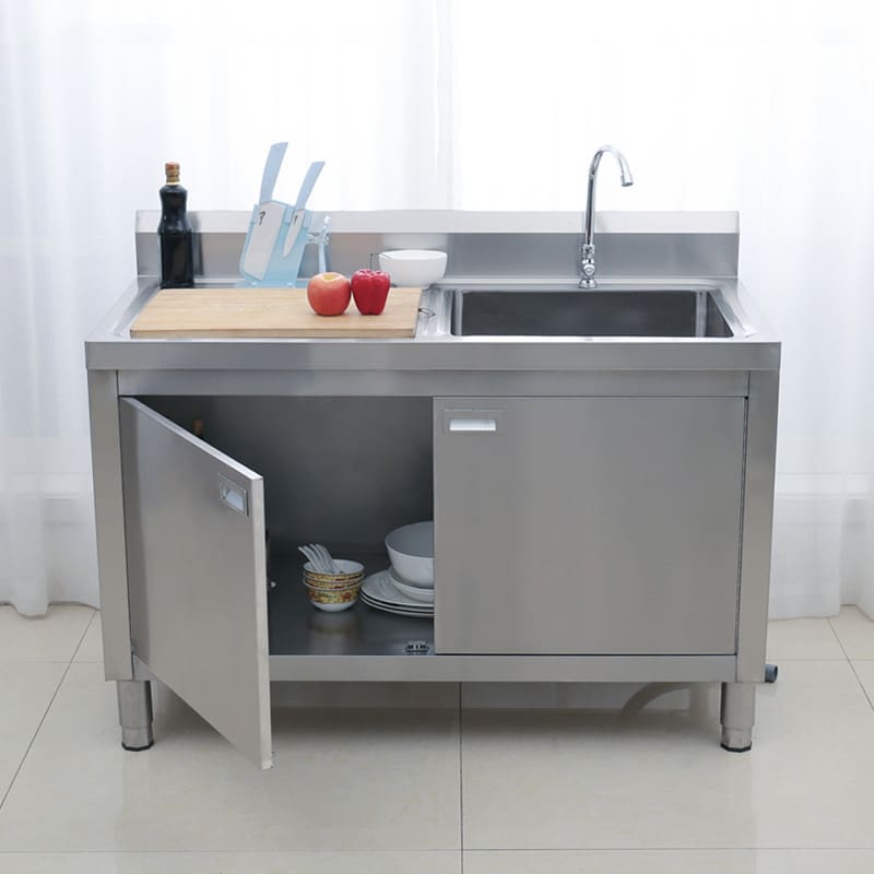 Bán buôn bồn rửa inox 304 loại tủ thương mại cao cấp, tiện lợi cho nhà hàng C CR-333