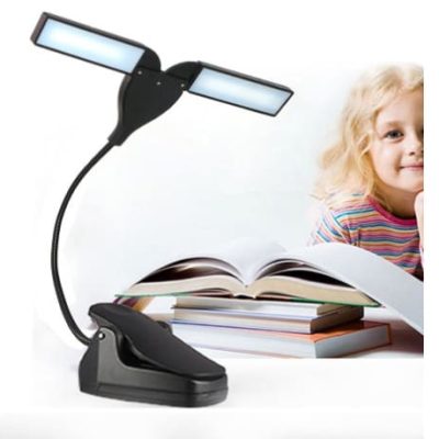 Đèn ghi nhạc hai đầu thời trang, đèn bàn LED, đèn đế nhạc, đèn bàn sạc - DDB-840