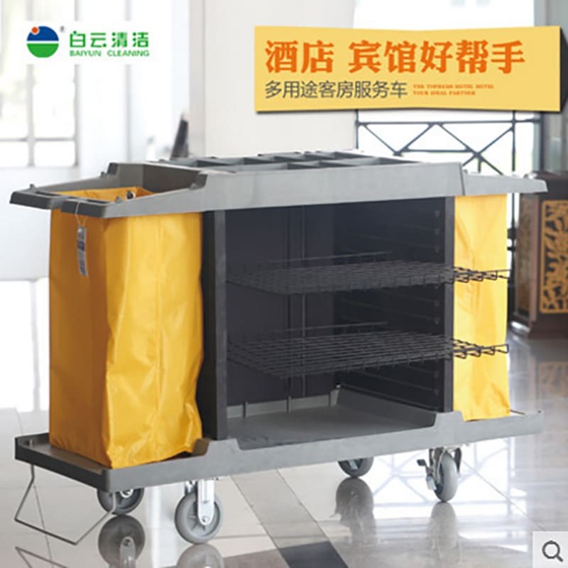 Xe đẩy vải lanh khách sạn baiyun phòng khách xe chất lượng cho khách sạn DKS-635