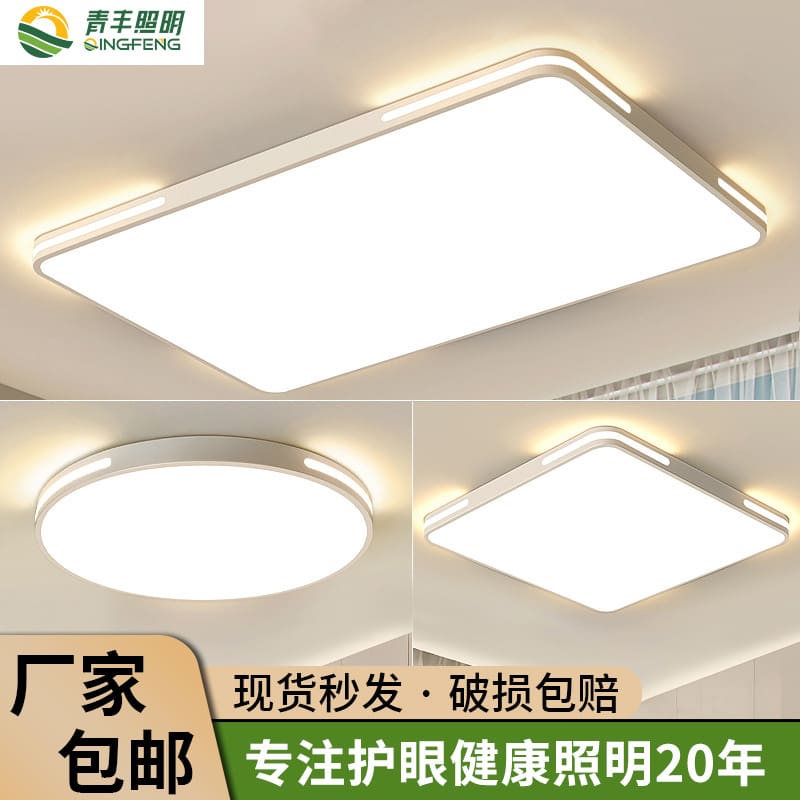 Đèn phòng khách phổ biến, đèn trần, đèn tròn 3D siêu mỏng - DTN-1002