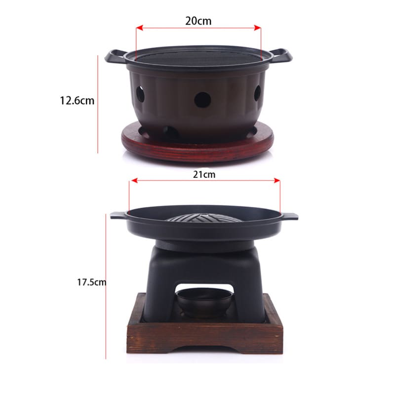 Nồi nướng chống dính phổ biến hàn quốc dành cho cao cấp, tiện lợi cho nhà hàn BN-825
