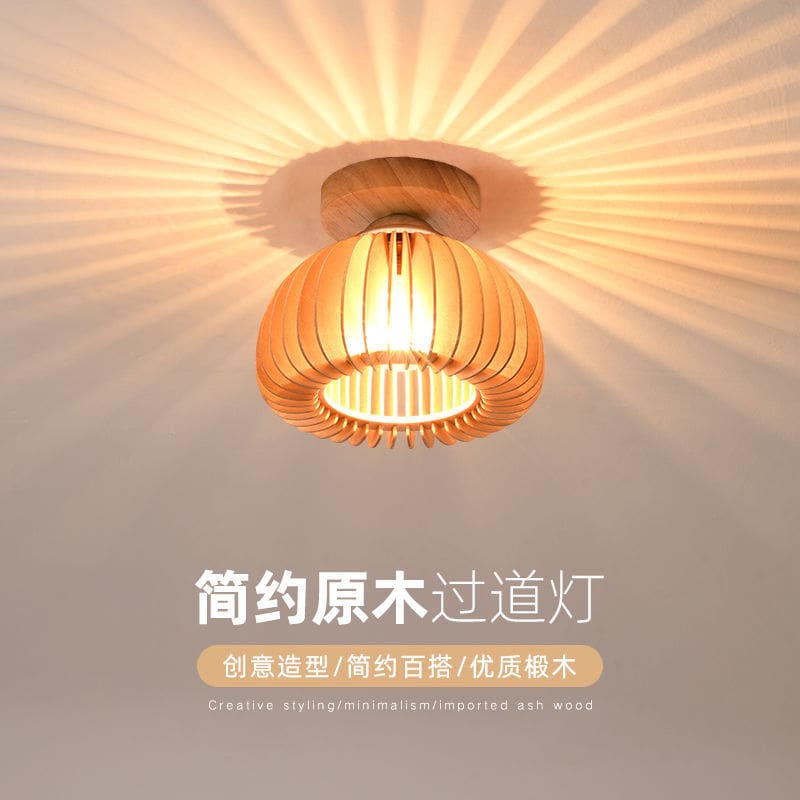 Đèn lối đi, đèn hành lang, đèn lồng bí ngô Nhật Bản, hiên - DTN-564