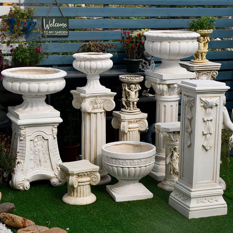 Châu âu hoa la mã cột đồ trang trí đám ngoài trời bền đẹp, thân thiện môi trư nan