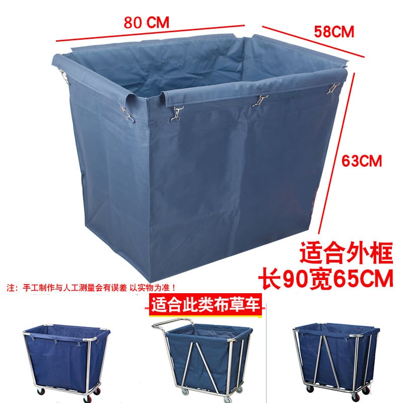 Vải lanh xe đẩy túi oxford khách sạn làm việc chất lượng cho khách sạn DKS-581