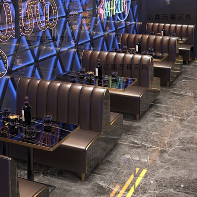 Bàn ghế Quầy bar sofa quán bar quán rượu nhà hàng phương - BGCF-271