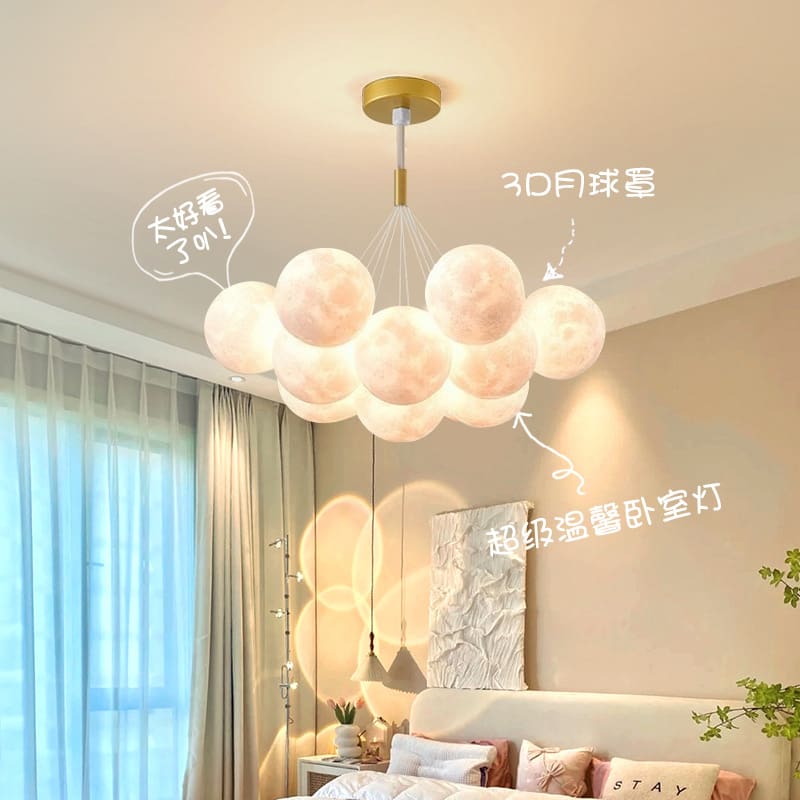 Đèn bong bóng phòng khách đèn chùm hạt đậu thần hiện đại nhà hàng phòn - DC-1157