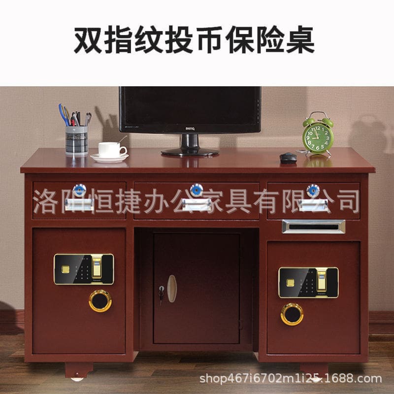 Bàn làm việc hoàn toàn bằng thép chống trộm nhân chất lượng cho khách sạn KS-34