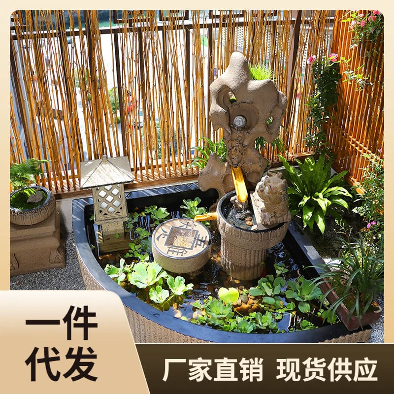 P616 bán buôn ngoài trời non bộ đài phun nước ngoài trời bền đẹp, thân thiện  nan