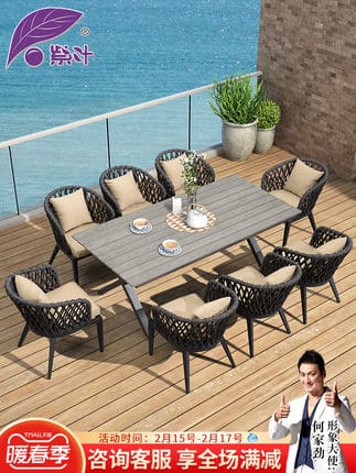 Bàn ghế sân vườn, sang trọng nhập khẩu ngoài trời bền đẹp, thân thiện môi trư BGSV_1350