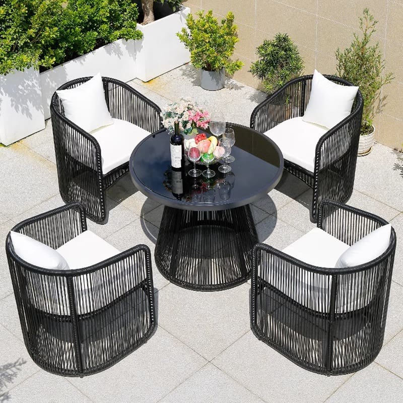 Bàn ghế ngoài trời sân ban công bàn ghế nhỏ ngoài trời bền đẹp, thân thiện mô BGSV_1017