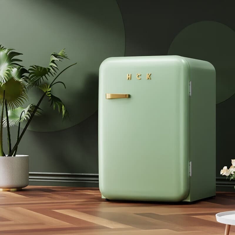 Tủ lạnh nhỏ cổ điển hck husky bc-130pgc mini một chất lượng cho khách sạn MNB MNB-648