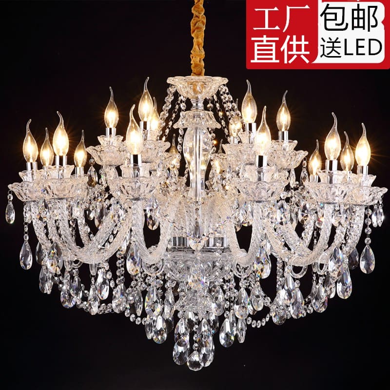 Châu Âu Đèn Chùm Pha Lê Phòng Khách Đèn Phòng Ăn Phòng Ngủ Nhà Đèn Chi - DC-1047