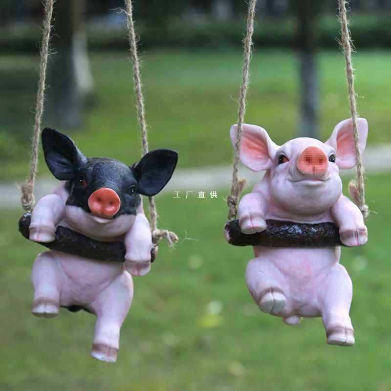 Bán buôn ngoài trời nhựa heo con koala mặt dây ngoài trời bền đẹp, thân thiện nan