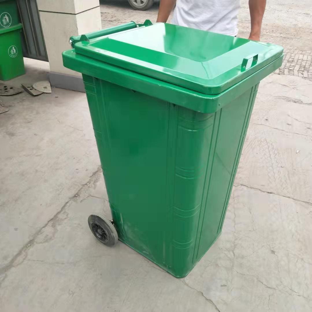 Xe moóc vệ sinh sắt ngoài trời tùy chỉnh thùng ngoài trời bền đẹp, thân thiện TGNT_1176