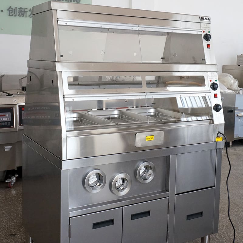 Nhà máy giao hàng trực tiếp tủ trưng bày cách cao cấp, tiện lợi cho nhà hàng  THN-346