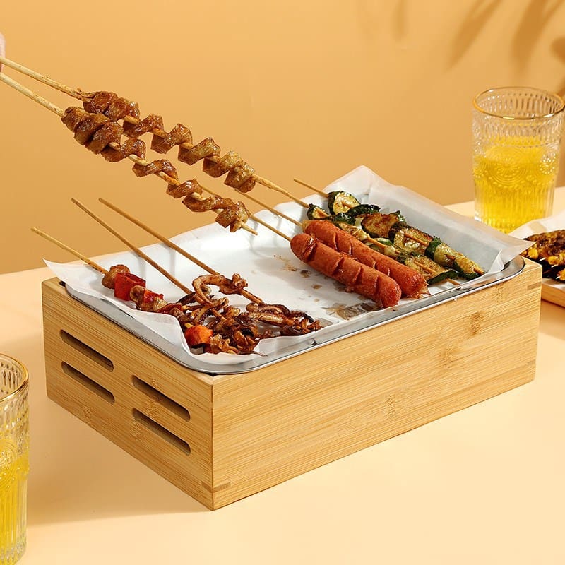 Bbq cách nhiệt xiên nóng xiên thương mại nhà hàng cao cấp, tiện lợi cho nhà h BN-853