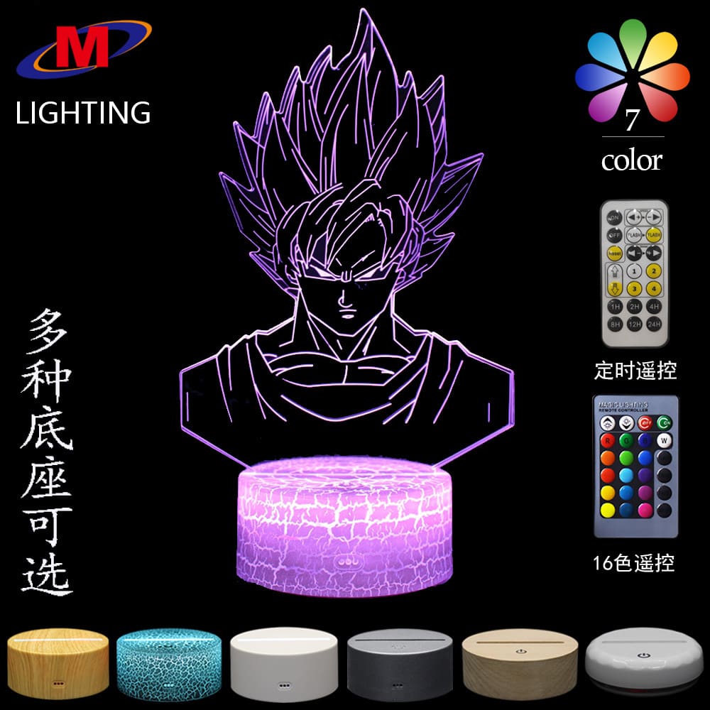 Cung cấp độc quyền xuyên biên giới đèn bàn 3D dòng Dragon Ball quà tặn - DDB-922