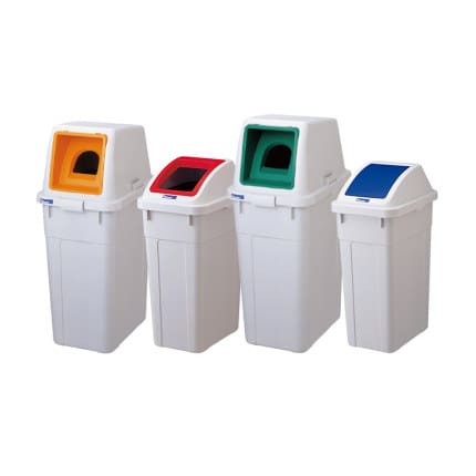 Thùng rác risu japan nhập khẩu thùng rác tái chế ngoài trời bền đẹp, thân thi TGNT_426