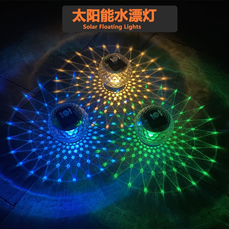 Sản phẩm mới nước năng lượng mặt trời đèn nổi đèn sân vườn du lịch đè - DNT-1717