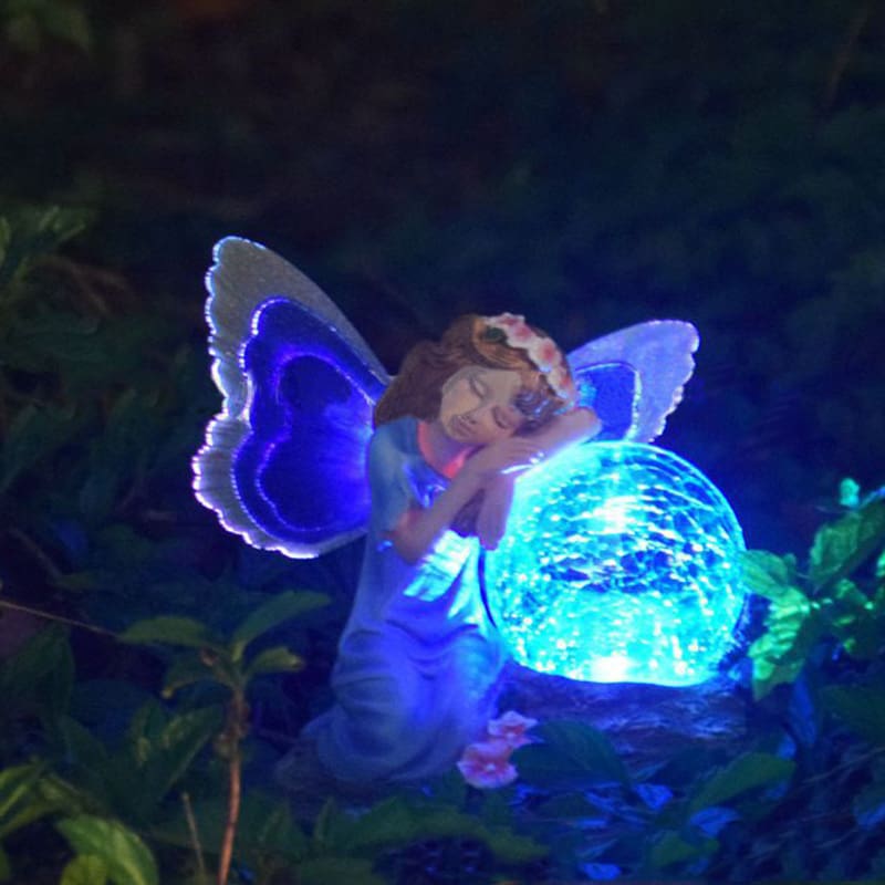 Xuyên biên giới mới LED đèn nhựa năng lượng mặt trời cổ tích đèn thiê - DNT-1318