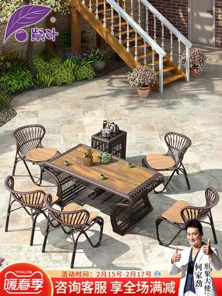 Bàn trà ngoài trời nhập khẩu ngoài trời bền đẹp, thân thiện môi trường BGSV_1385