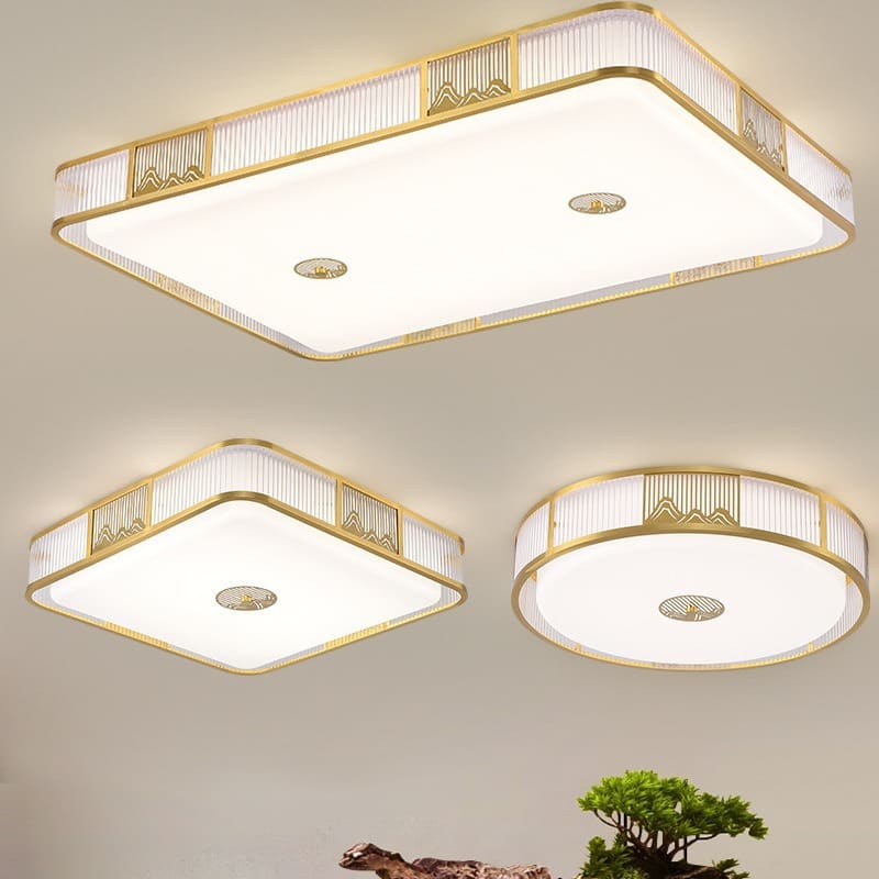 Đèn trần kiểu Trung Quốc mới đơn giản mới phòng khách phòng - DTN-950