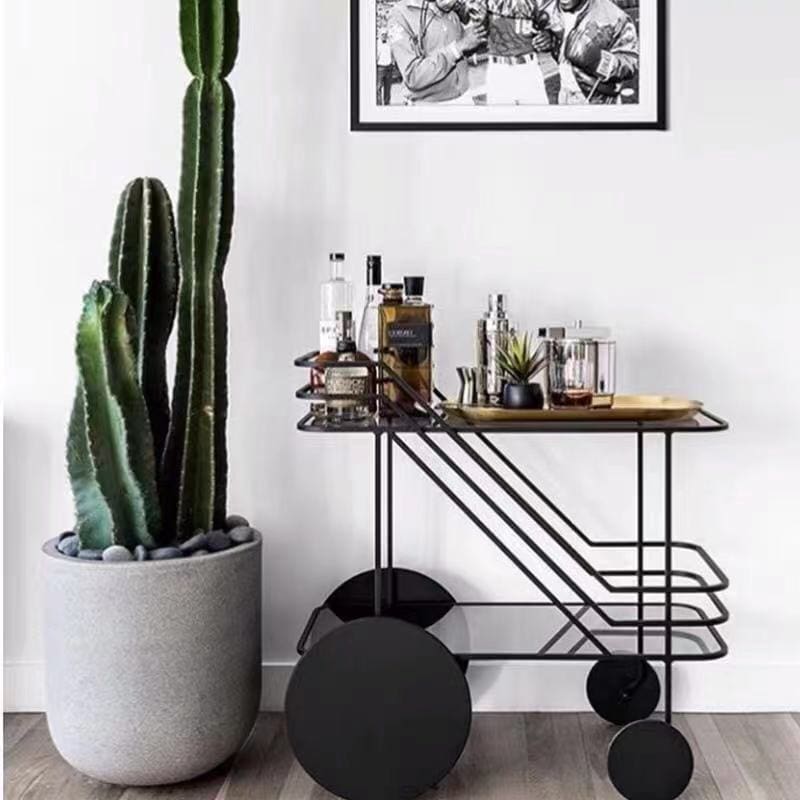 Xe ăn di động rượu dịch vụ xe đẩy bánh chất lượng cho khách sạn DKS-545