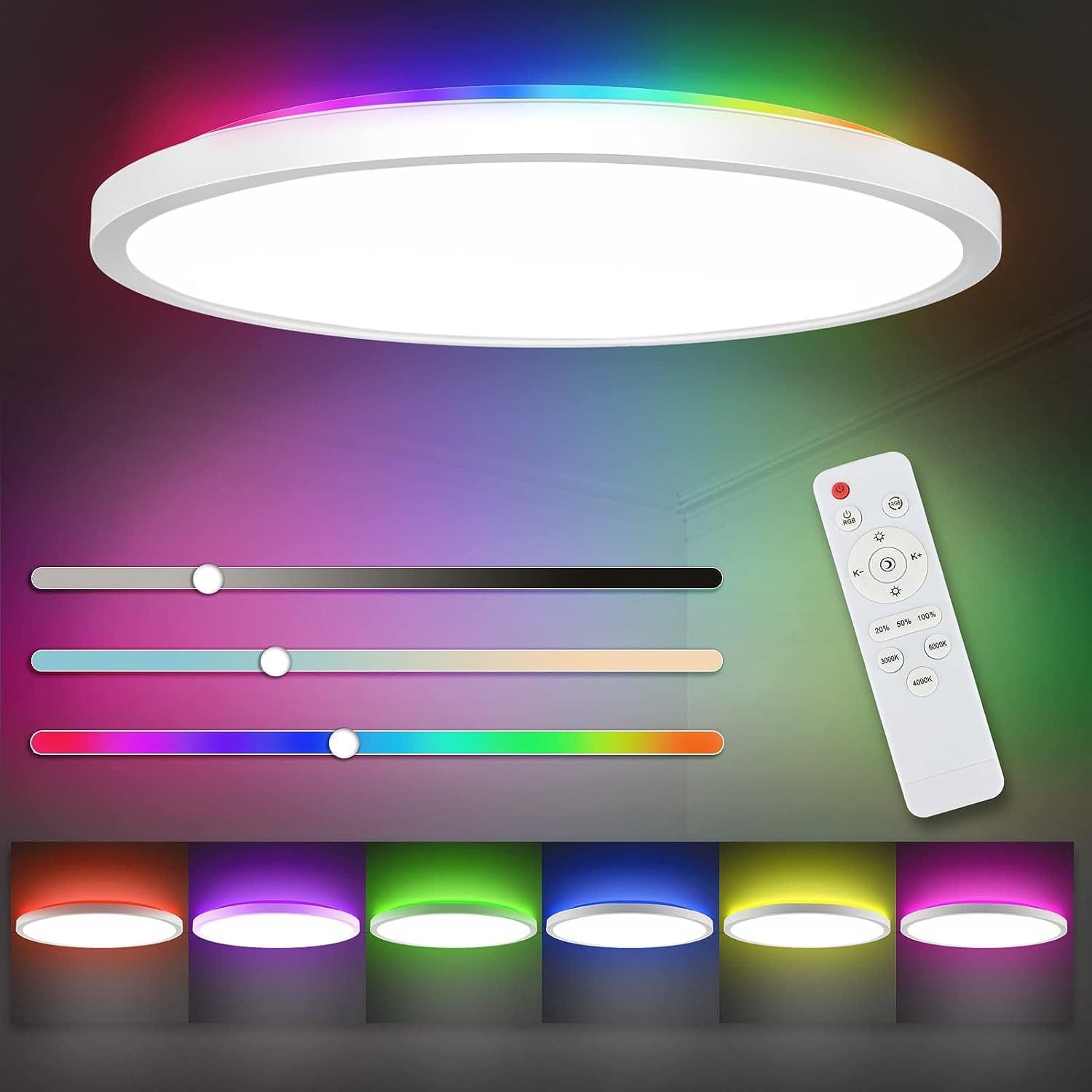 Đèn trần LED phòng ngủ phòng khách Đèn trần thông minh - - DTN-613