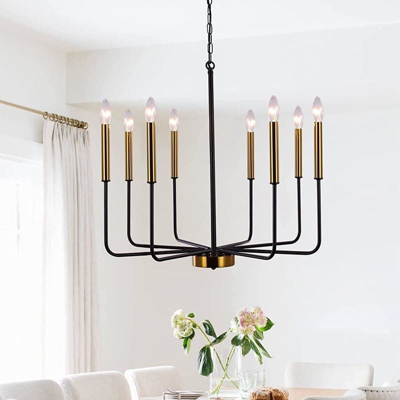 Nước Mỹ phong cách đồng quê đèn chùm sắt nghệ thuật hiện đại đơn giản - DC-1013