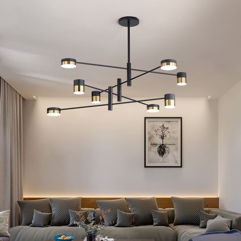 Bắc Âu Phòng Khách Phòng Ăn Đèn Chùm Hậu Hiện Đại Tối Giản LED Phòng N - DC-1097