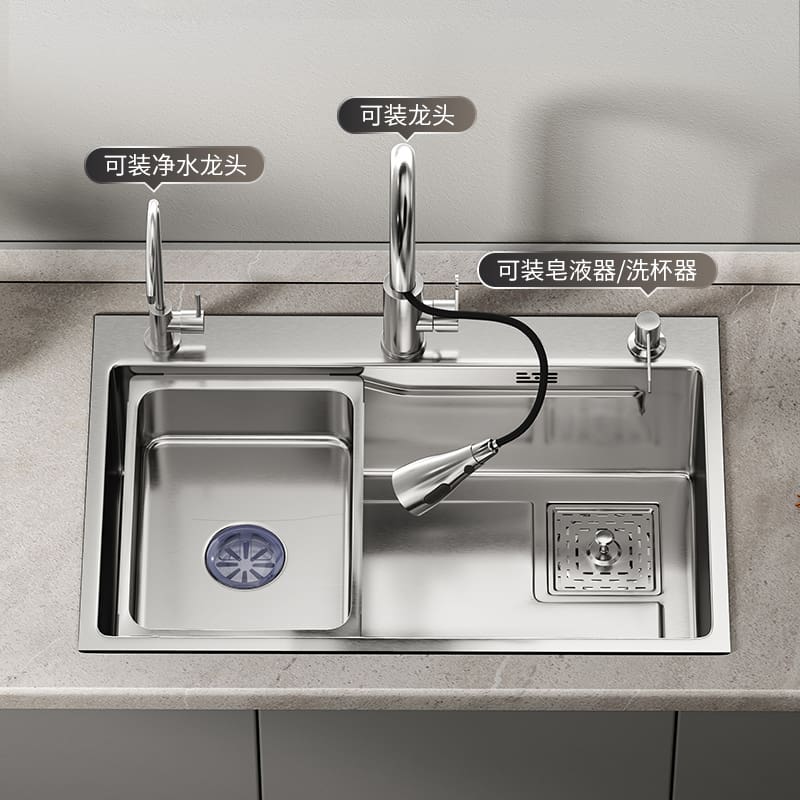 Mx56 dày bếp bằng thép không gỉ nano bồn rửa cao cấp, tiện lợi cho nhà hàng C CR-43