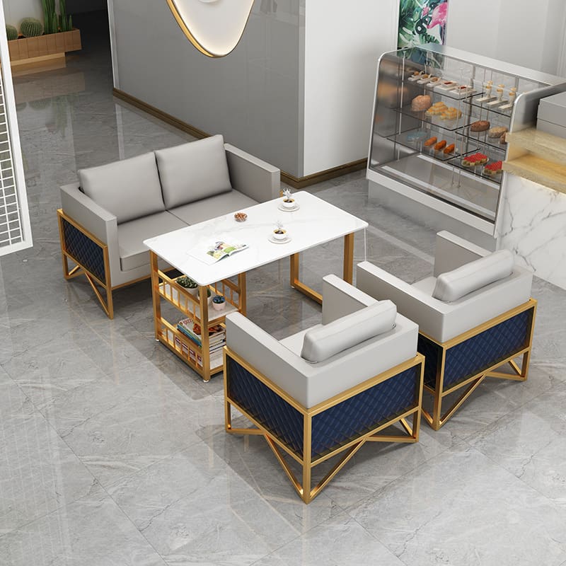 Bàn ghế hiện đại sang trọng Bắc Âu ghế sofa cafe giải trí - BGCF-1678