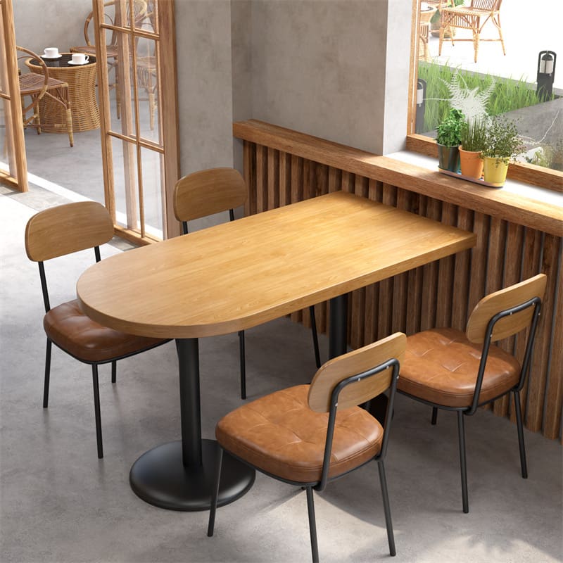 Bàn ghế Người Mỹ giải trí lưới cà phê đỏ Bàn ghế cửa hàng - BGCF-834