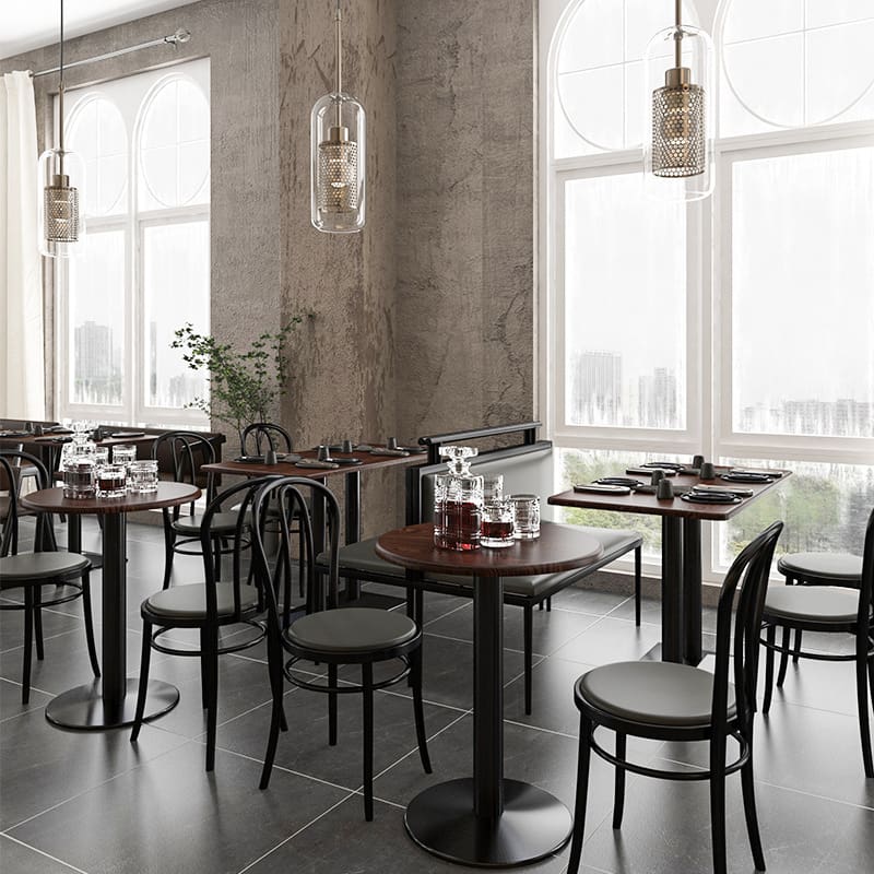 Bàn ghế Nhà hàng, quán ăn, quán nướng, quầy bar trong suốt, - BGCF-1000