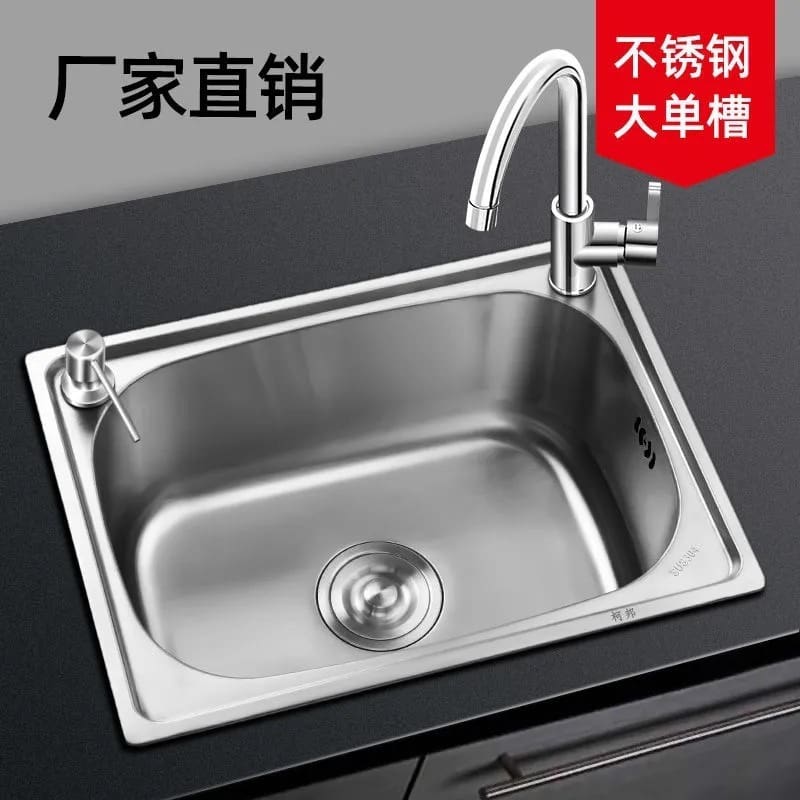 Bồn rửa chén bằng thép không gỉ 304 bồn rửa cao cấp, tiện lợi cho nhà hàng CR-66