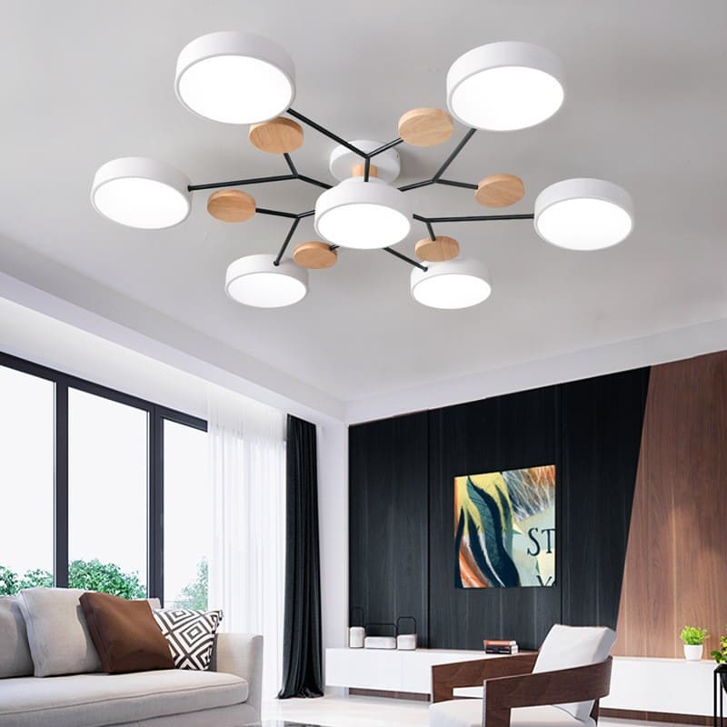 Bắc Âu Phòng Khách Đèn Chùm Hiện Đại Đơn Giản Phong Cách - DTN-954