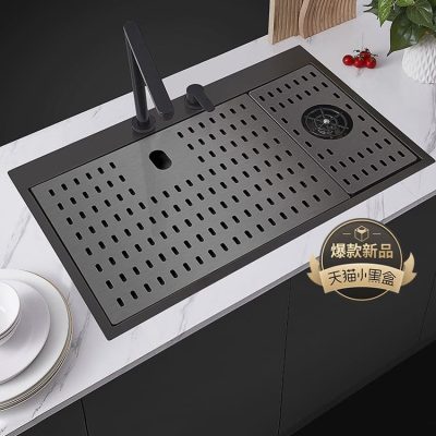 Thương mại cao cấp cốc rửa bồn rửa nhà bếp cao cấp, tiện lợi cho nhà hàng CR-446
