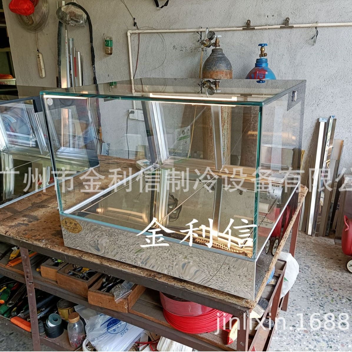Tủ trưng bày cách nhiệt tart bồ đào nha gà cao cấp, tiện lợi cho nhà hàng THN THN-324